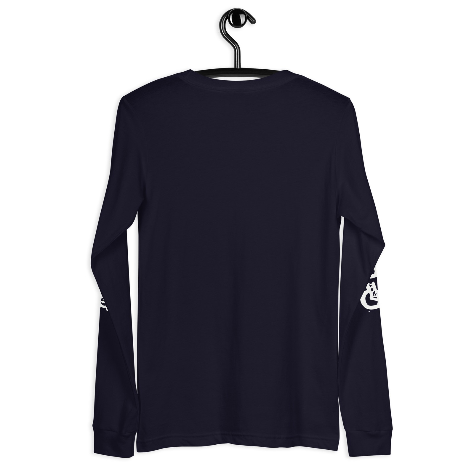 BlackCargo Unisex Long Sleeve Tee Sustainable Streetwear Navy XS S M L XL 2XL