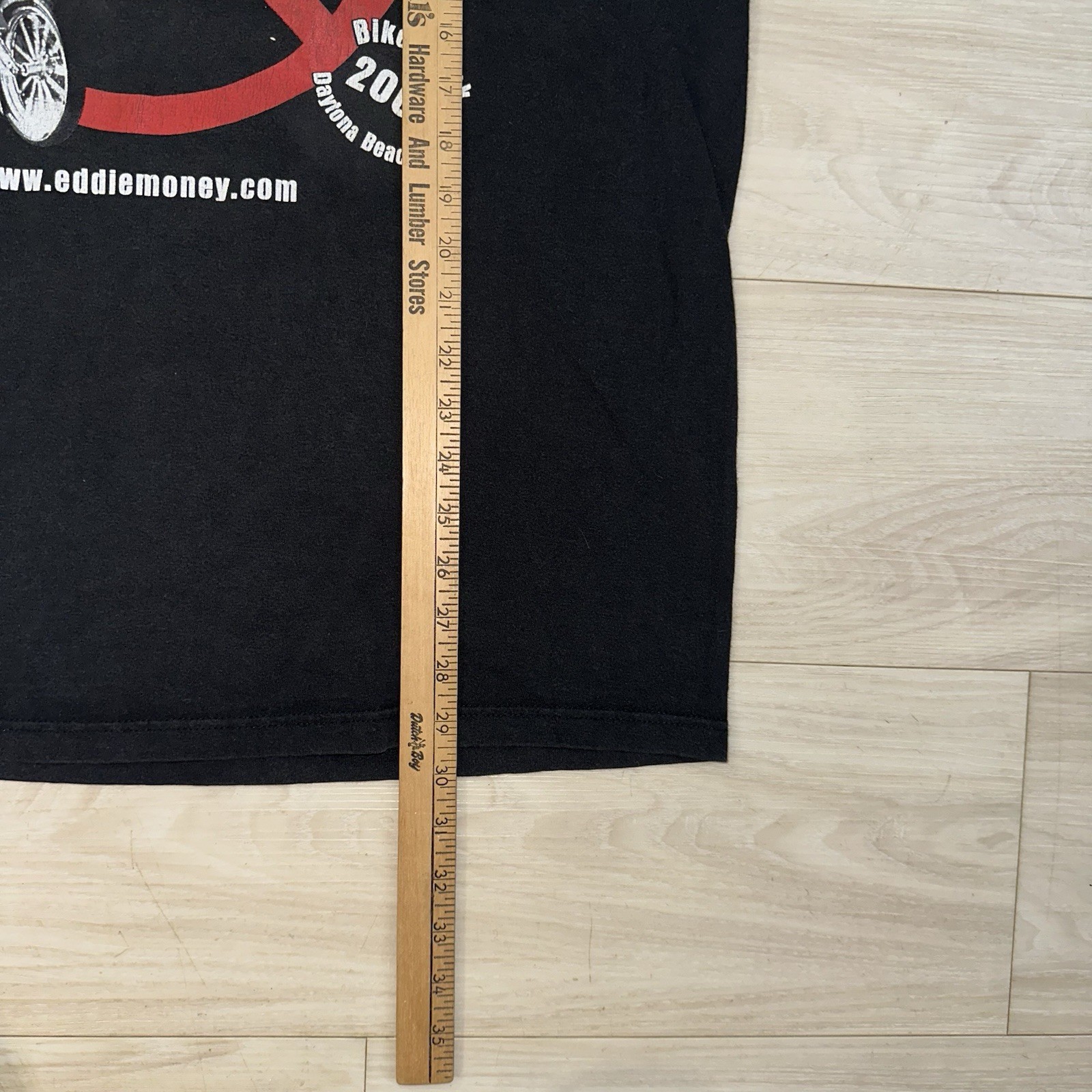 Eddie Money No Control Tour T-shirt Size XL Bike Week 2002 Retro Y2K Rock