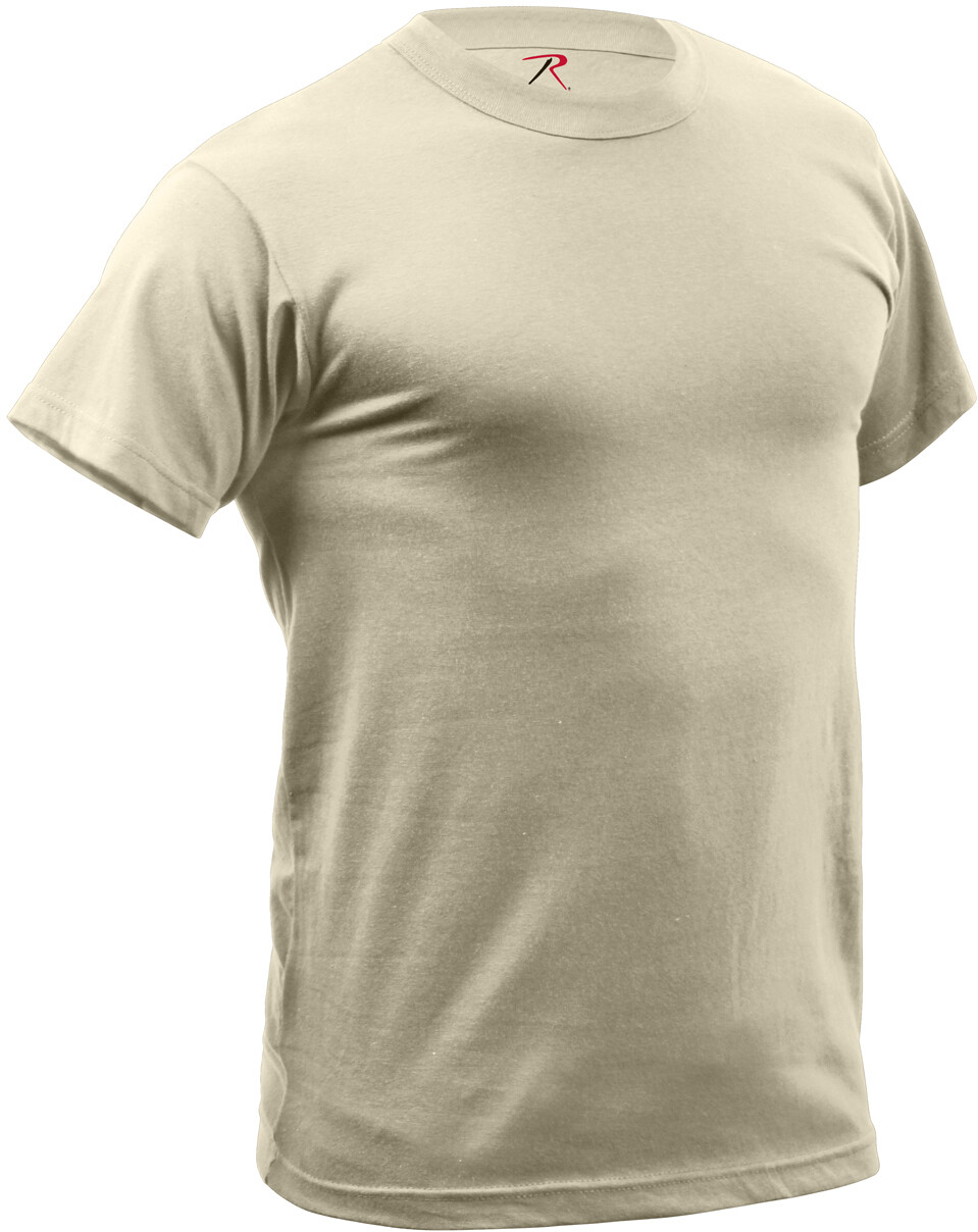 Desert Sand Quick Drying Moisture Wicking Military T-Shirt
