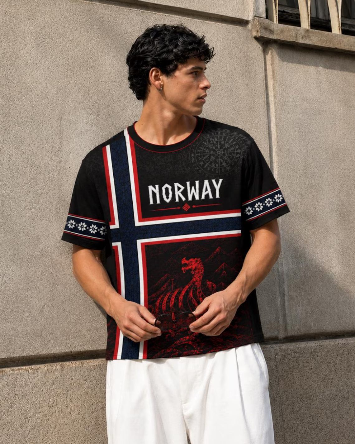 Noway Soccer Jersey Custom Name Number Nowegian Football Shirt (S-5XL)