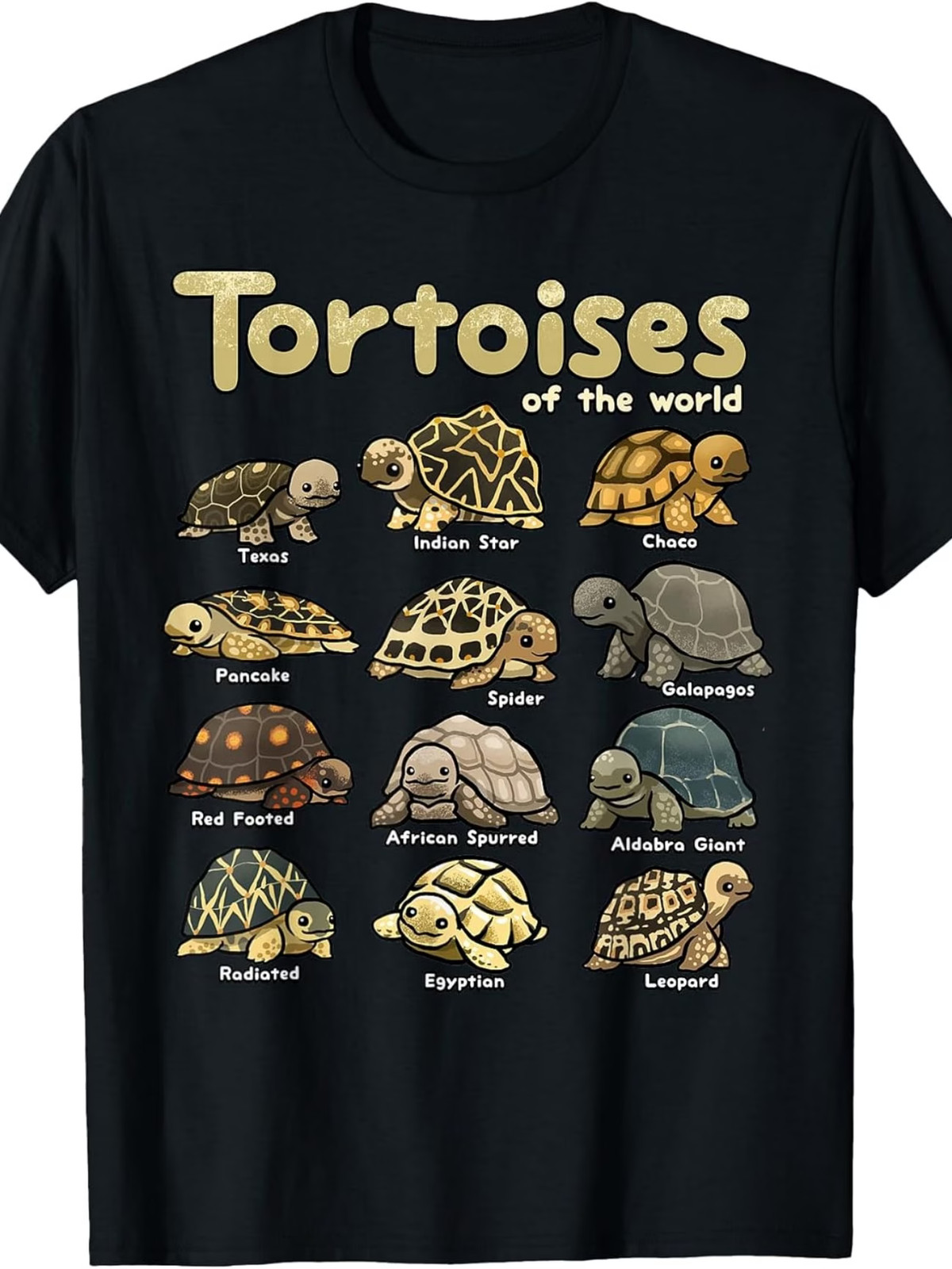 Tortoise Animals of the World Cute Reptile Turtle Lover T-Shirt.jpgSame Style fo