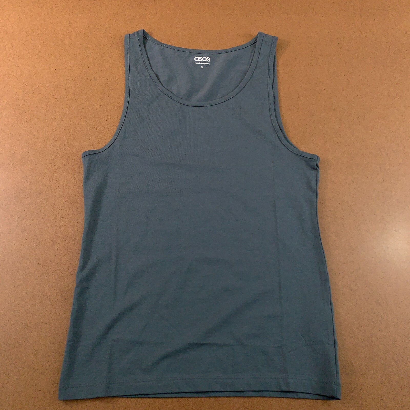 ASOS Mens Size Small Gray Scoop Neck Tank Top New
