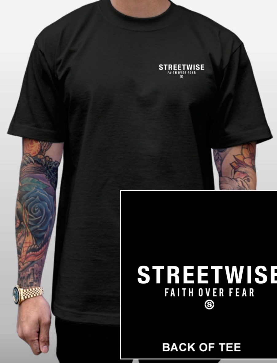 Streetwise Faith Graphic T-Shirt Black M-L-XL-2XL-3XL-4XL-5XL