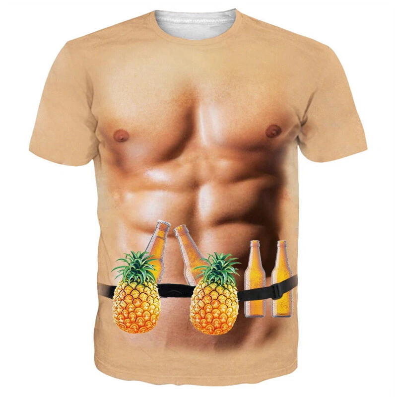 Funny Hawaiian T-shirt 3D Full Size S-5XL