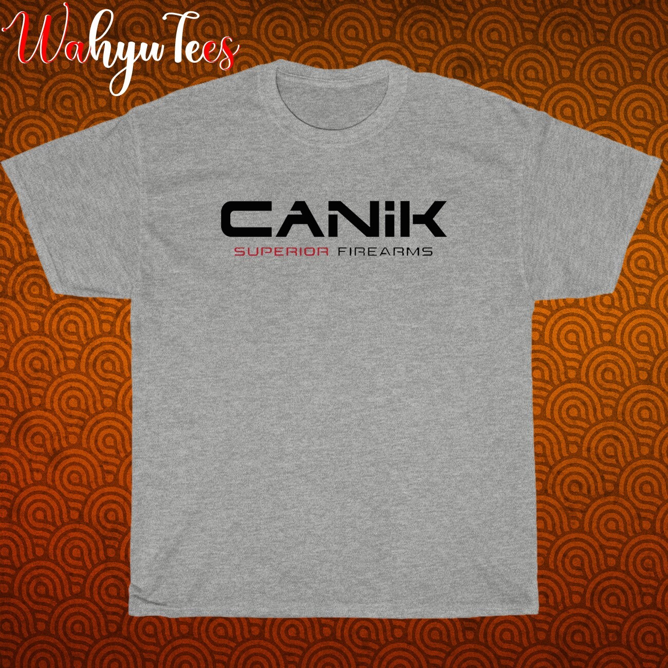 New CANIK Superior Firearms Logo Black/Grey/Navy/White Size S-5XL Unisex T-Shirt