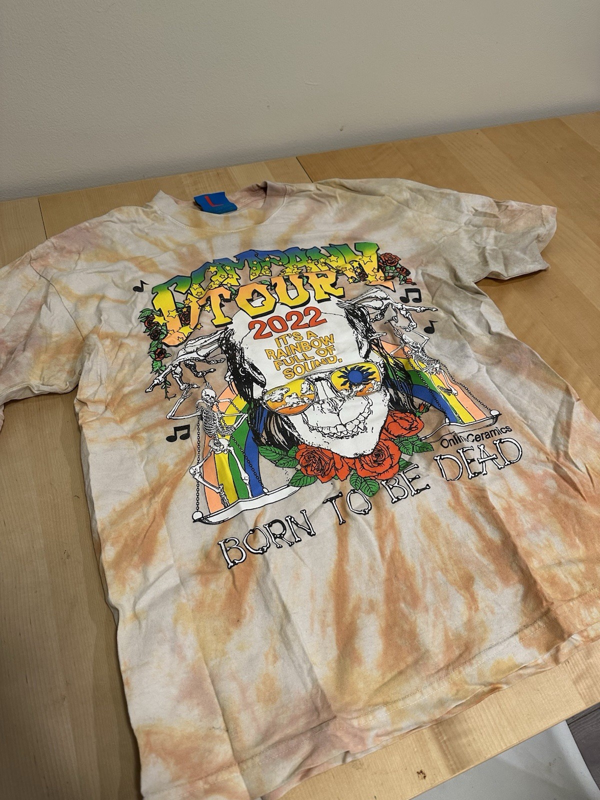 Online Ceramics Dead & Company 2022 T-Shirt Size Medium John Mayer Jerry Garcia