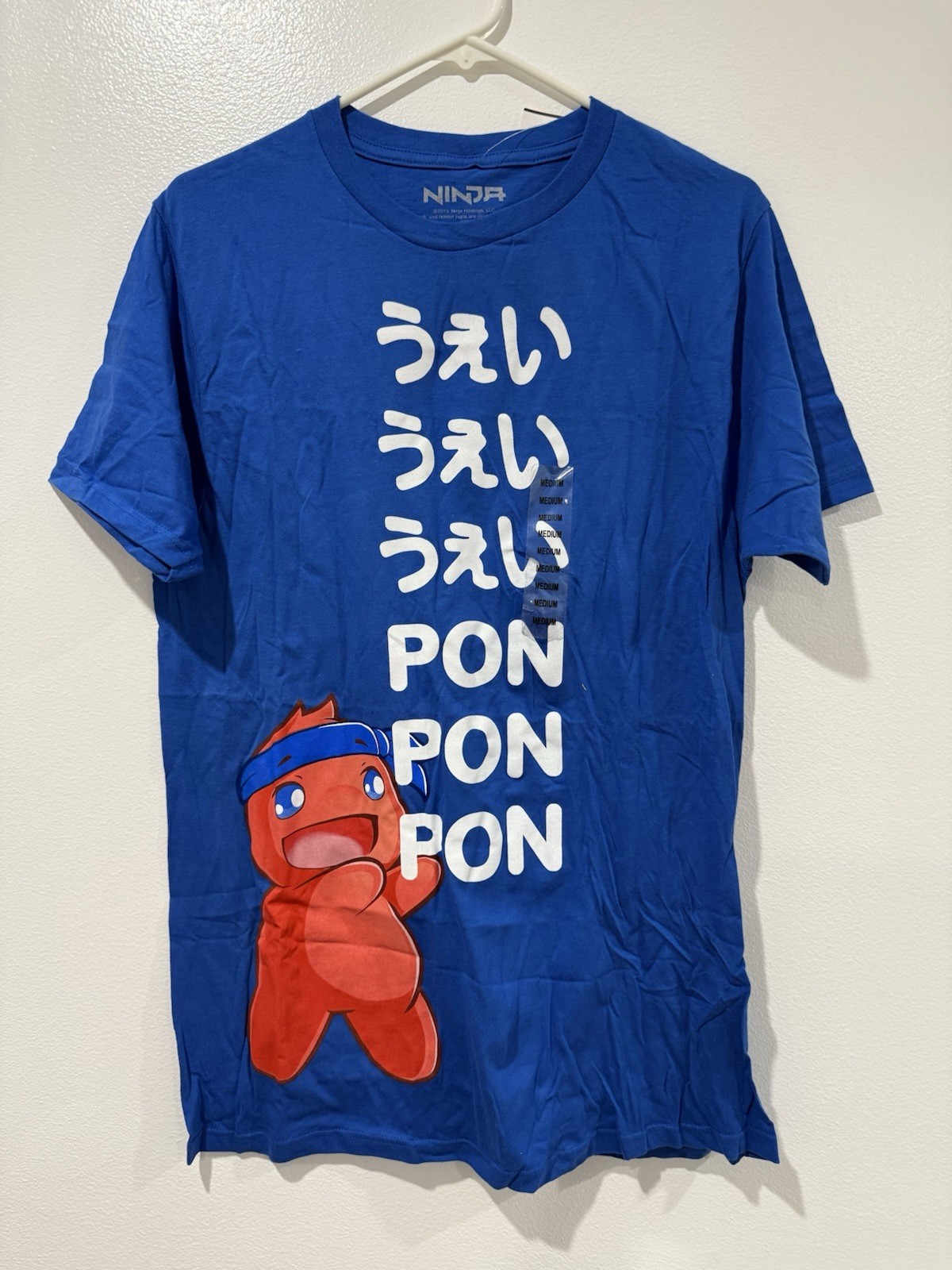 Ninja Streamer Cute Anime Pon Pon Royal T Shirt NEW! Medium M