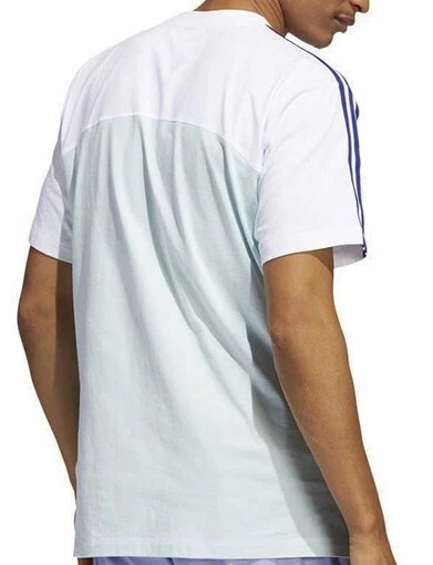 adidas Originals Men’s Blocked 3-Stripes Tee Casual Short Sleeves T-Shirt