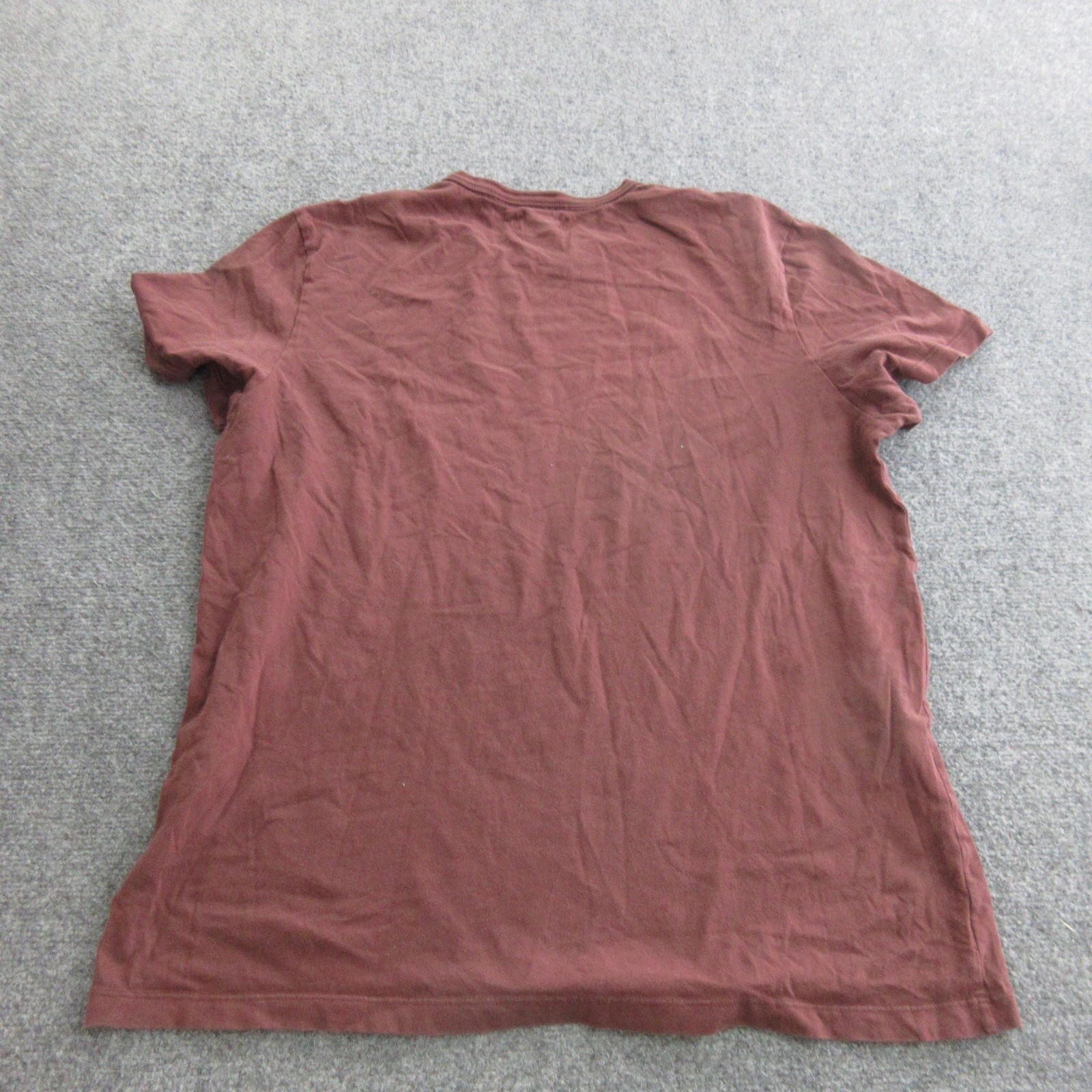 Taylor Stitch Shirt Mens 40 Brown Short Sleeve Crewneck Organic Cotton Tee Top