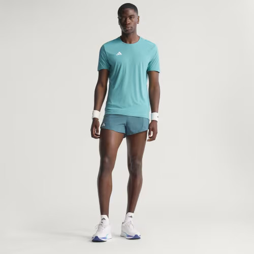 adidas Adizero Essentials Running Shirt JM8339 Powder Teal Men’s Size 2XS – 5XL