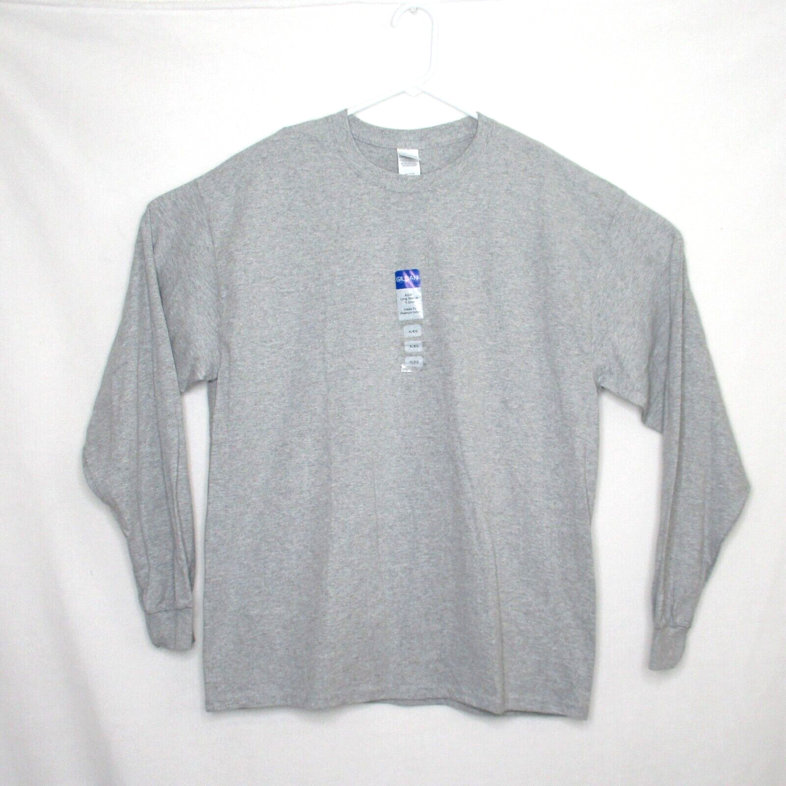 NWT Gildan T Shirt Long Sleeve Men’s Size XL Classic Fit Preshrunk Ultra Cotton
