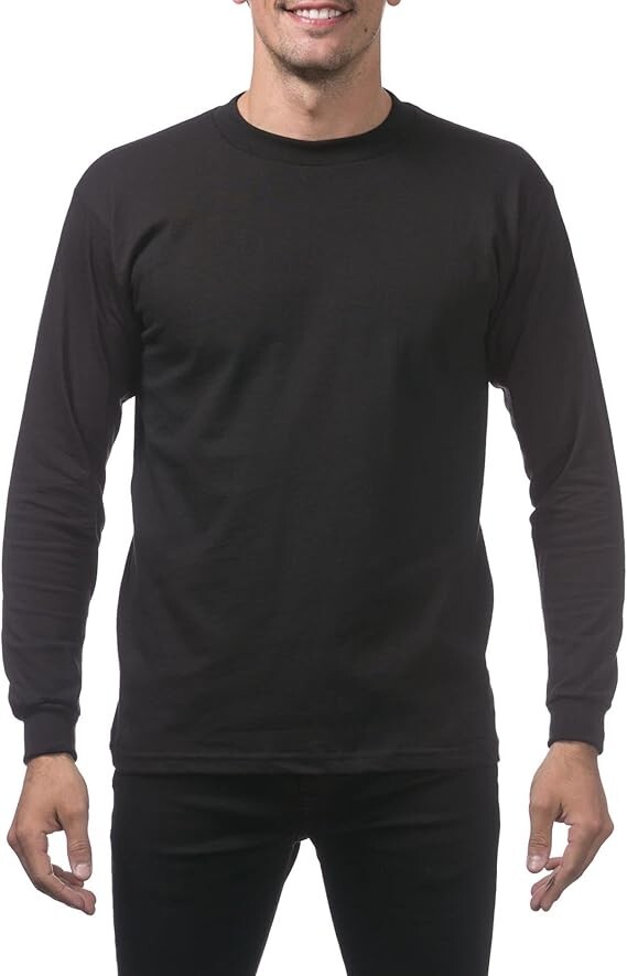 PRO CLUB 1 PCS LONG SLEEVE HEAVY-WEIGHT T-SHIRT (S-5XL)
