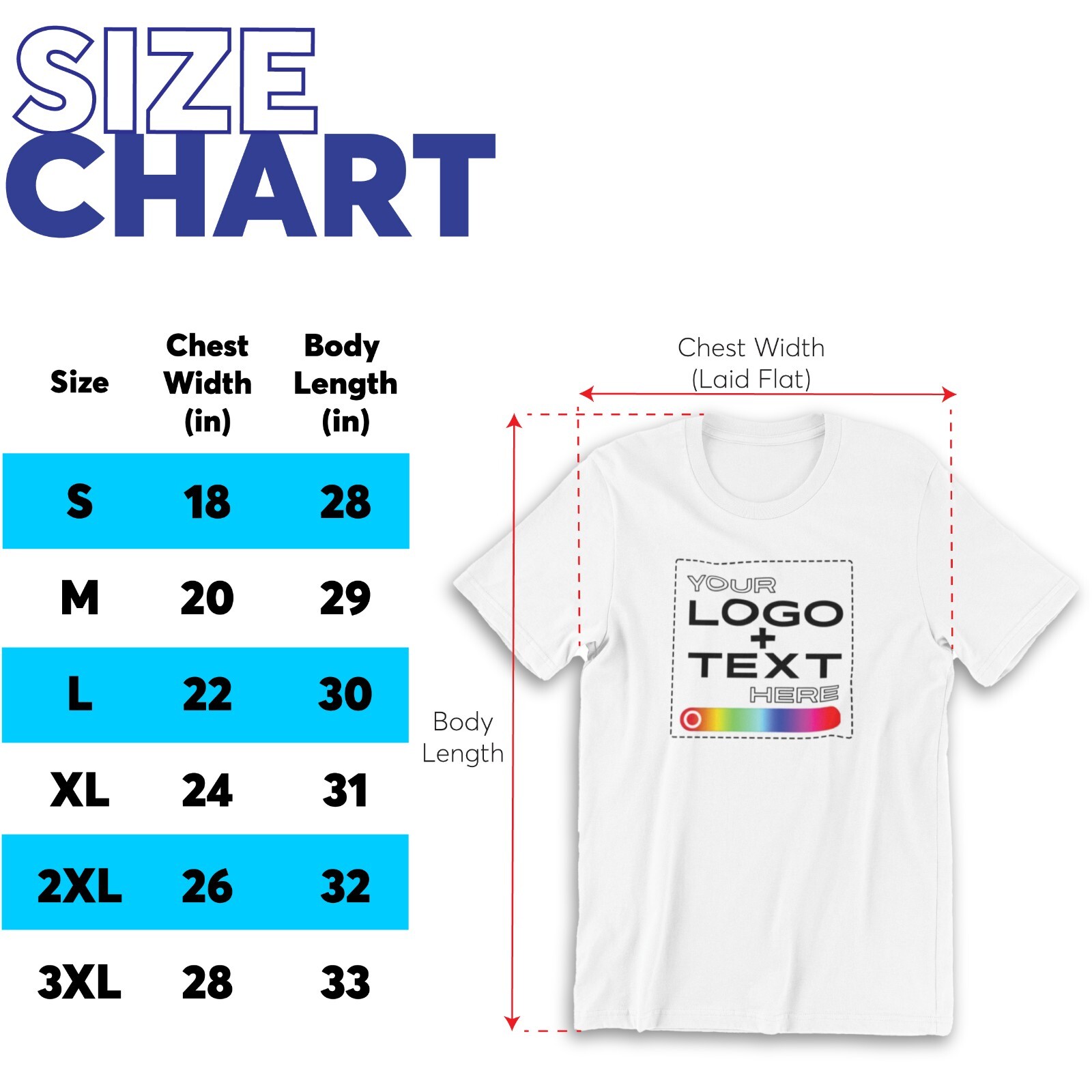 Customize-It Tee Unisex Personalized T-Shirts Add Your Own Logo, Photo, or Text