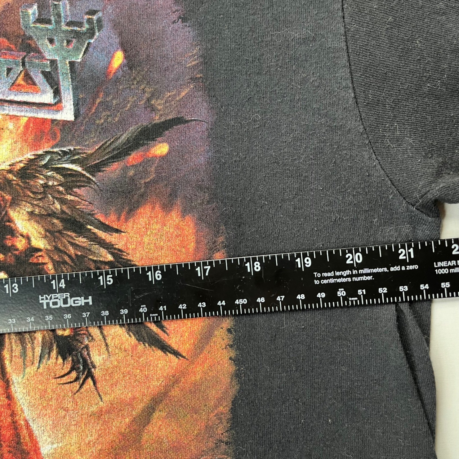 Judas Priest T Shirt Redeemer of Souls Tour 2014 Mens L Black Cotton Emo Grunge