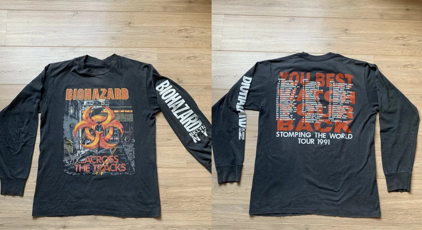 Biohazard Across The Tracks Tour Long Sleeve S to 5XL 2F1487