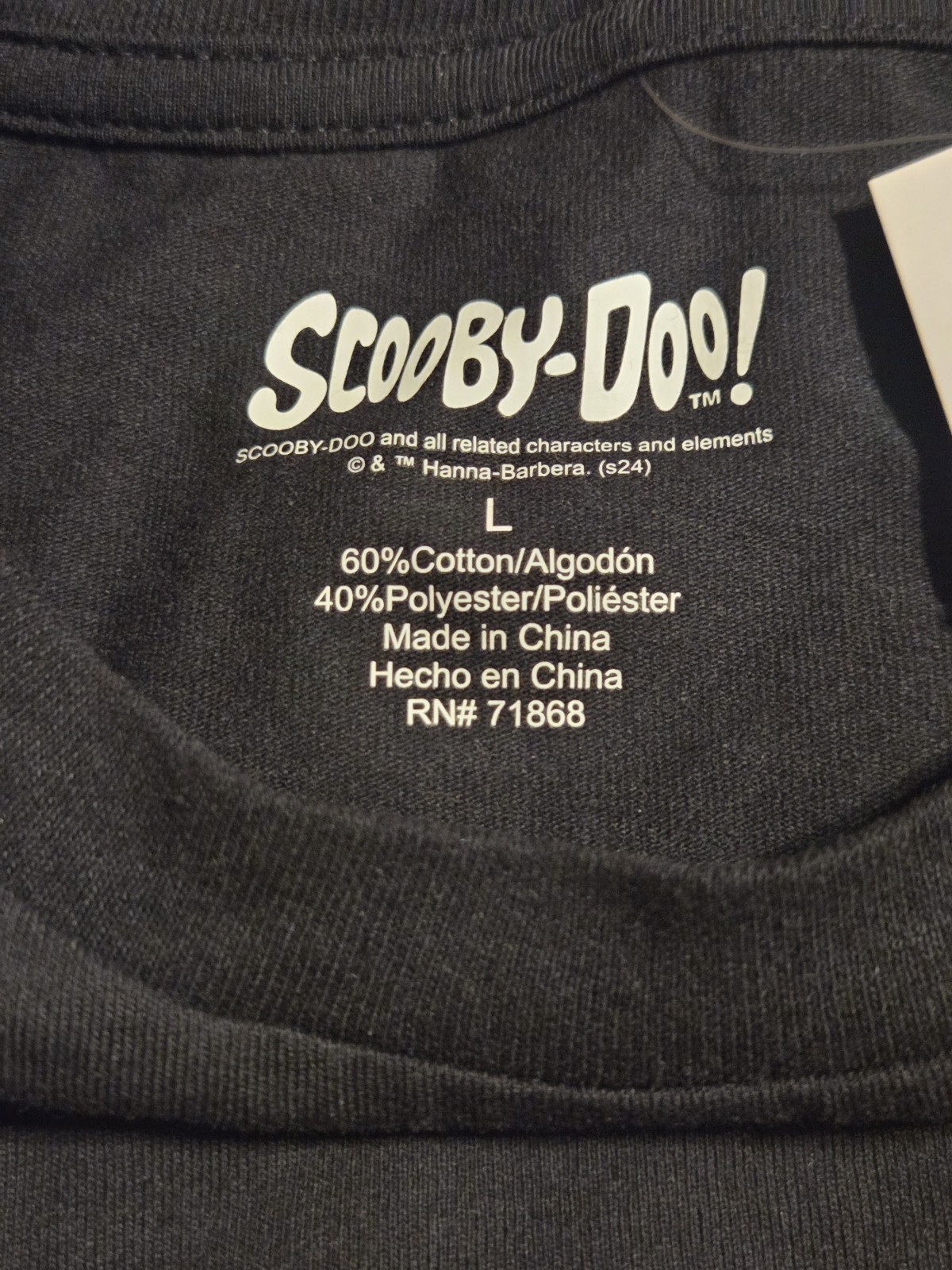 Scooby-Doo Mystery Machine Graphic T-Shirt Black Men’s Size L NWT