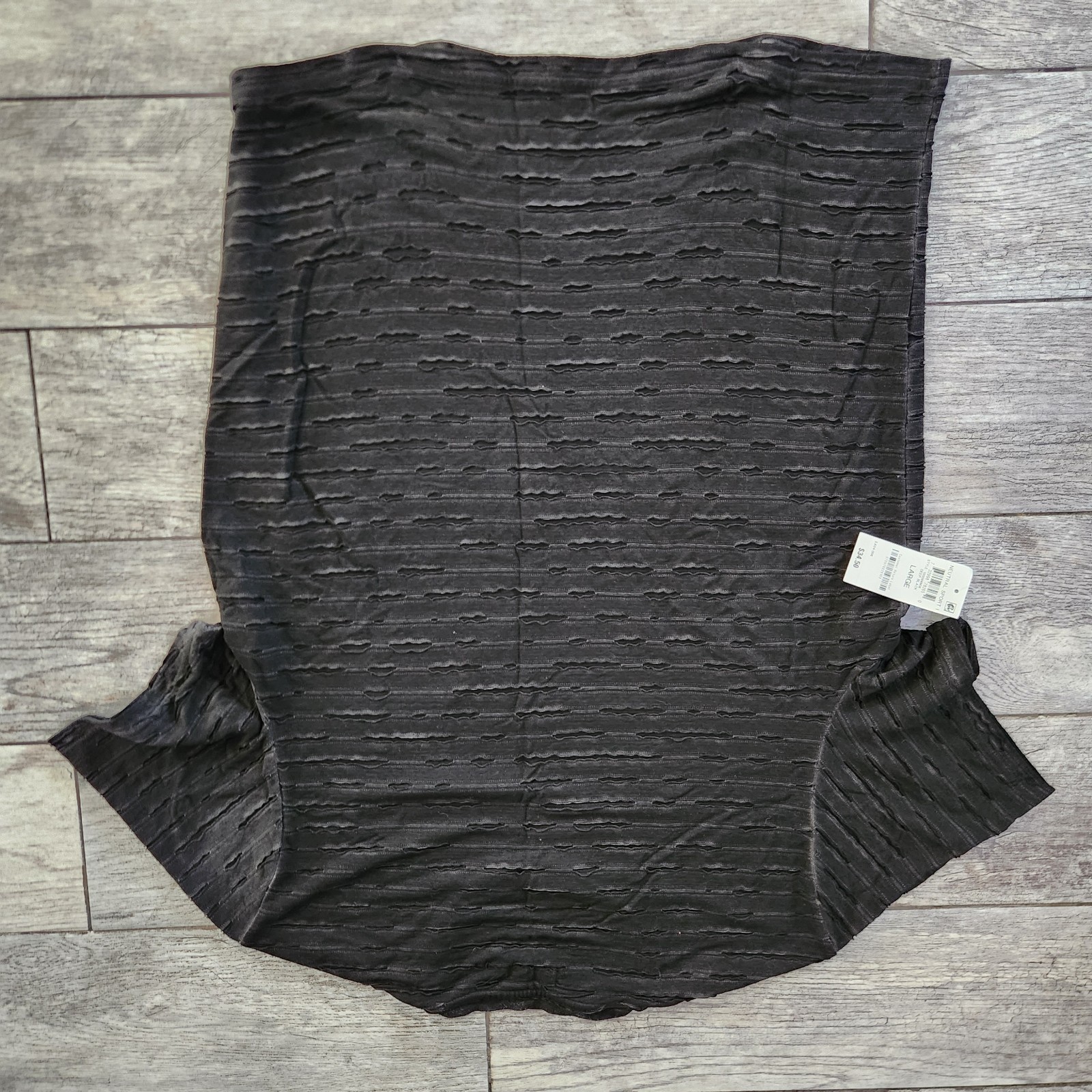 Inc International Concepts Distressed T Shirt Mens Deep Black New Size Large