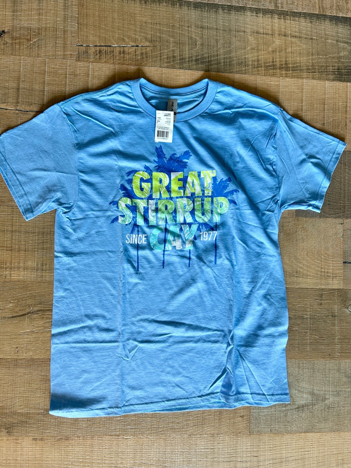 NWT Great Stirrup Cay Norwegian Cruise tee t-shirt sz M 100% cotton