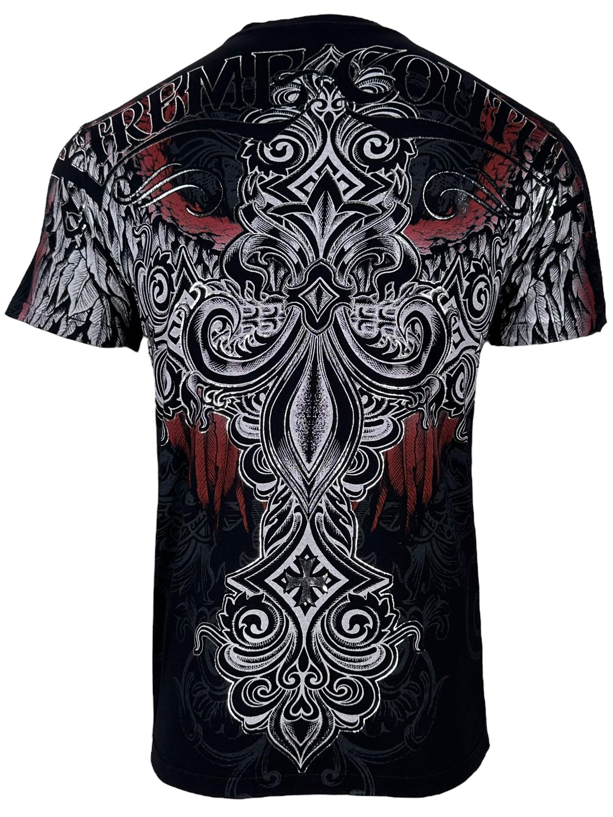 Xtreme Couture by Affliction Men’s T-Shirt Ensign Biker Cross Y2K S-5XL
