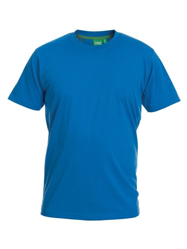 D555 Premium Weight Combed Cotton Crew Neck T-shirts in Size M to XXL, 7 Colors