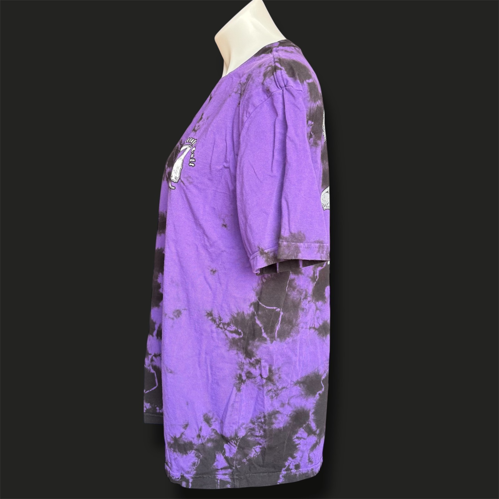 BlackCraft Cult T-Shirt Men’s L Batts Tie Dye Halloween Goth Witch
