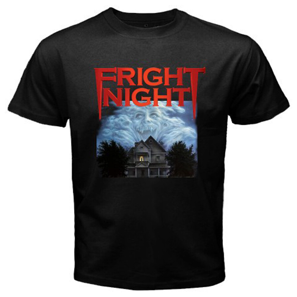 Fright Night Movie Horror Thriller Men’s Black T-Shirt Size S-5XL