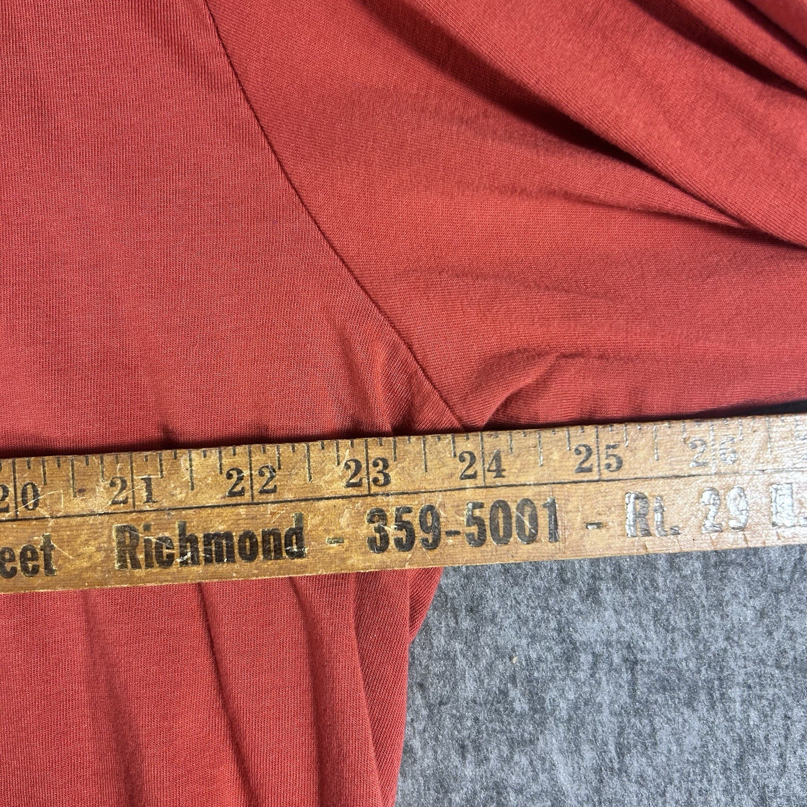 Duck Dog Clothing T-Shirt Mens Size XL Hunting Duck Long Sleeve Burnt Orange