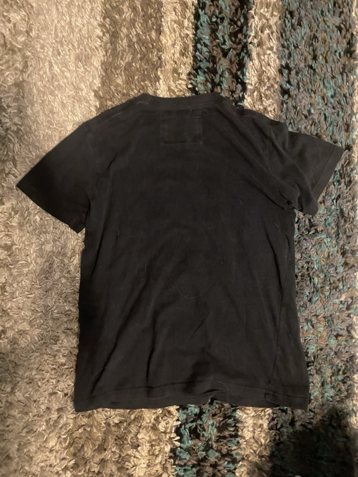 Abercrombie and Fitch Men’s Medium Muscle Black Vintage T Shirt 100% Cotton
