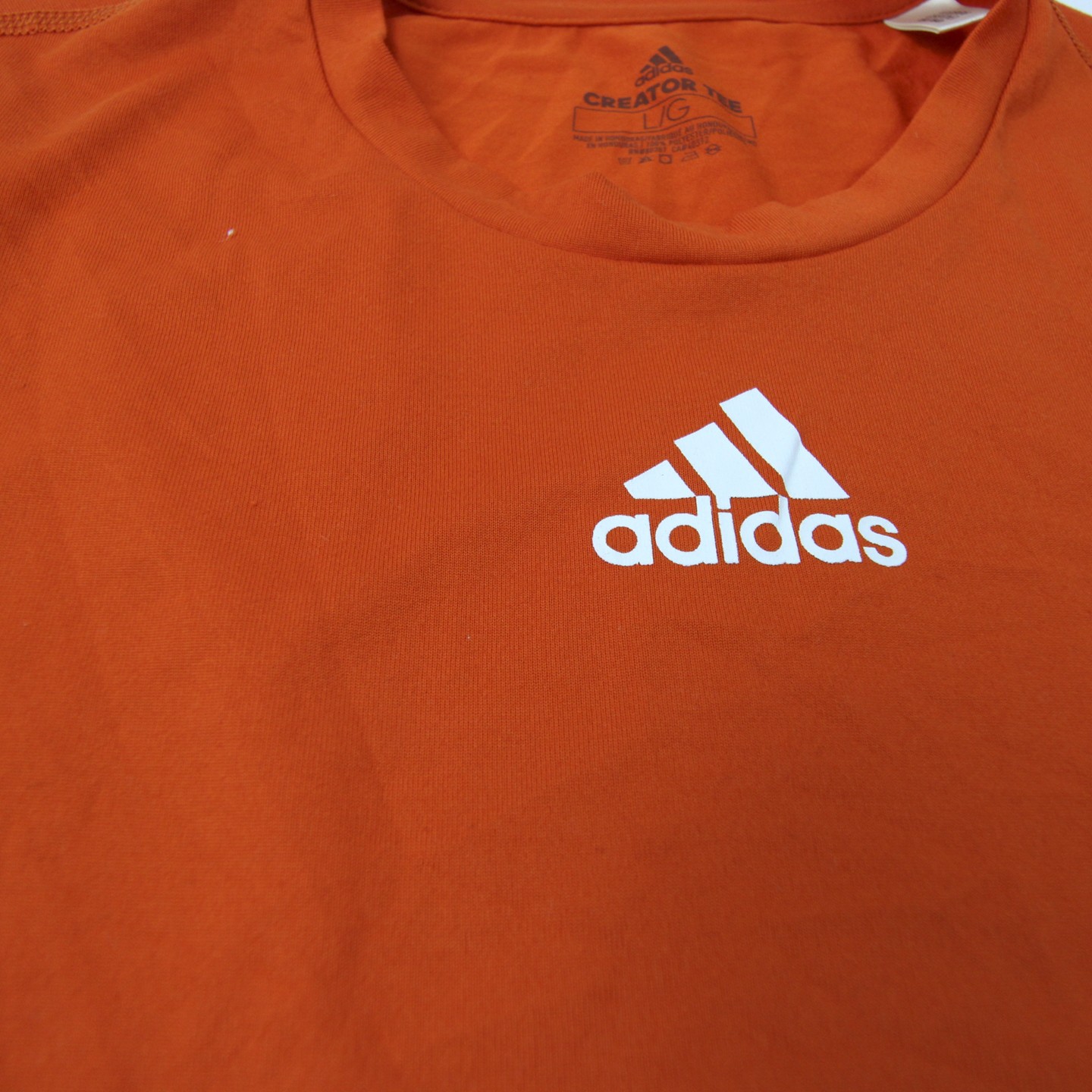adidas Creator Short Sleeve Shirt Men’s Orange Used L