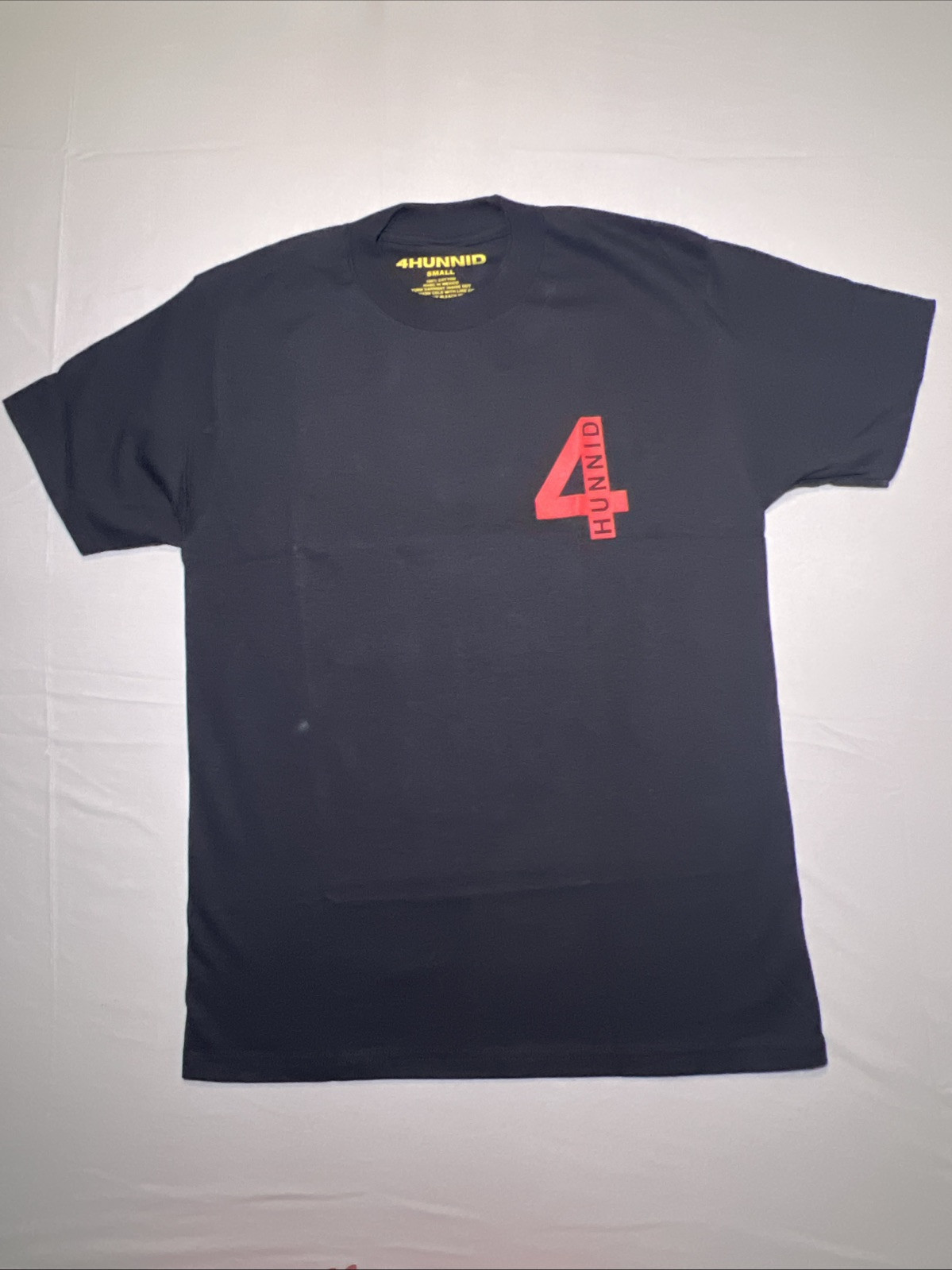4Hunnid YG Men’s T-Shirt No Stress One Boo Short Sleeve Crewneck Tee SMALL NWOT