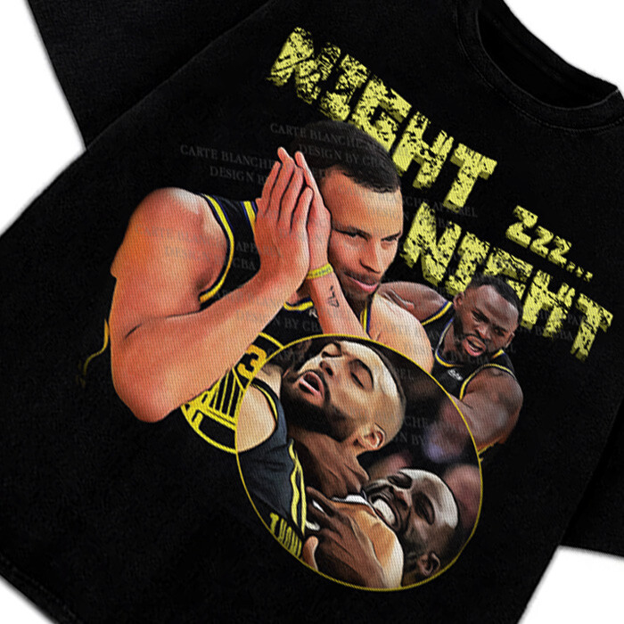 Stephen Curry Draymond Green Rudy Gobert Night Night Custom Design Graphic Tee