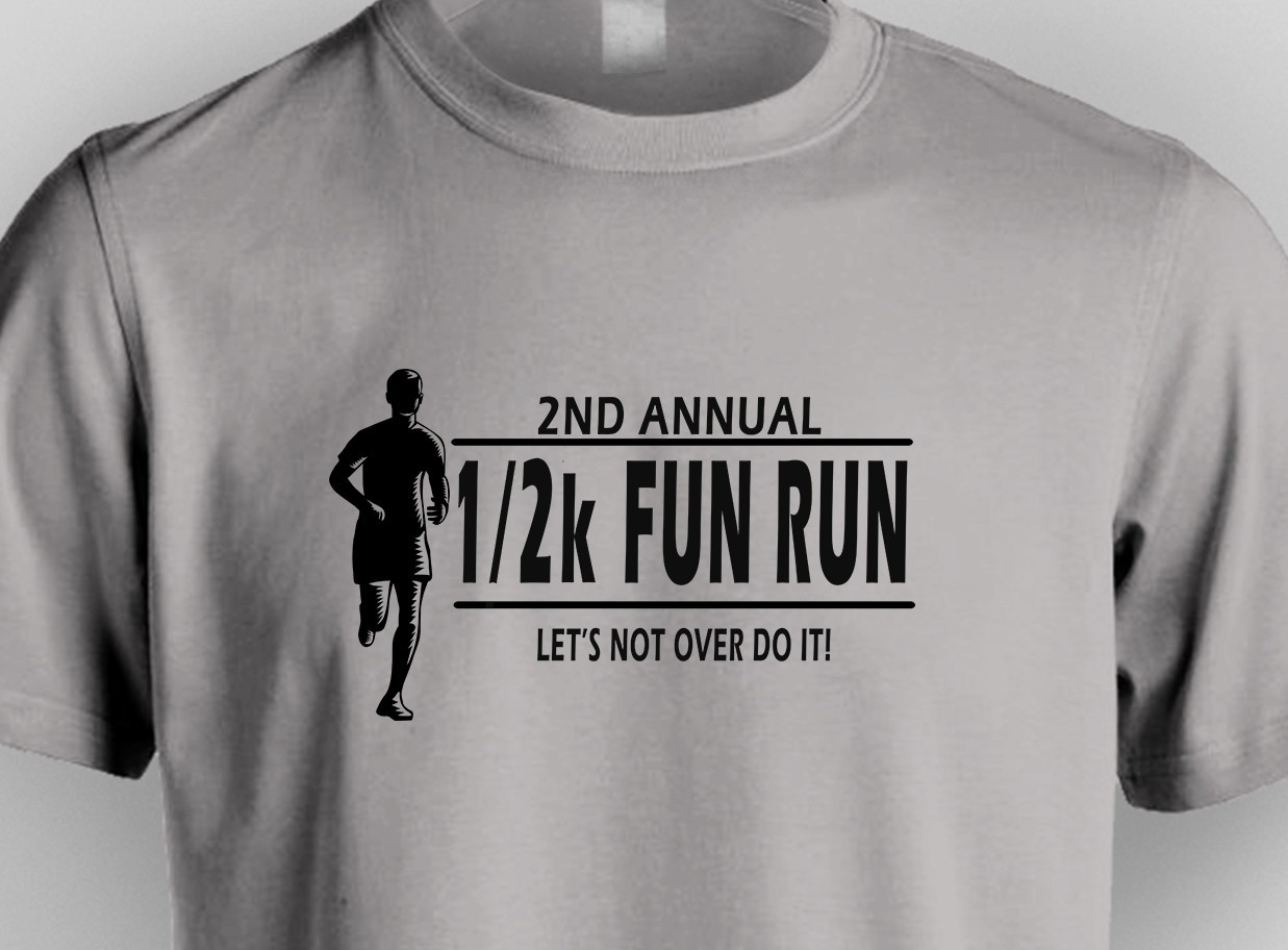 2nd Annual 1/2k Fun Run Let’s Not Over Do It Funny Runner Marathon Joke Shirt