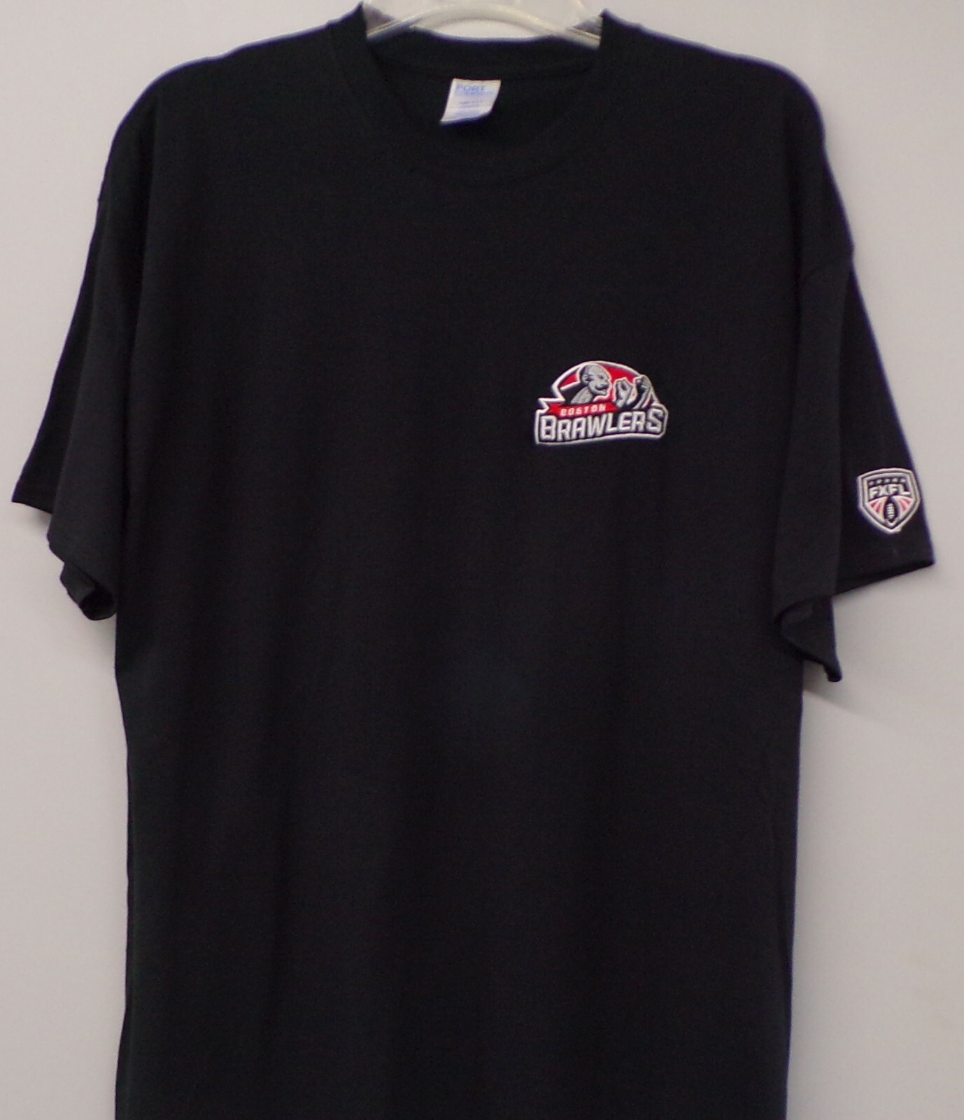 FXFL Boston Brawlers Football Embroidered T-Shirt S-6XL, LT-4XLT XFL AAF New
