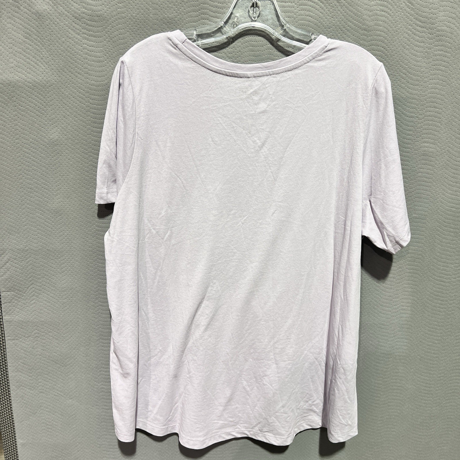 Mighty Fine Purple Flower design T-shirt Size 0X BR2026