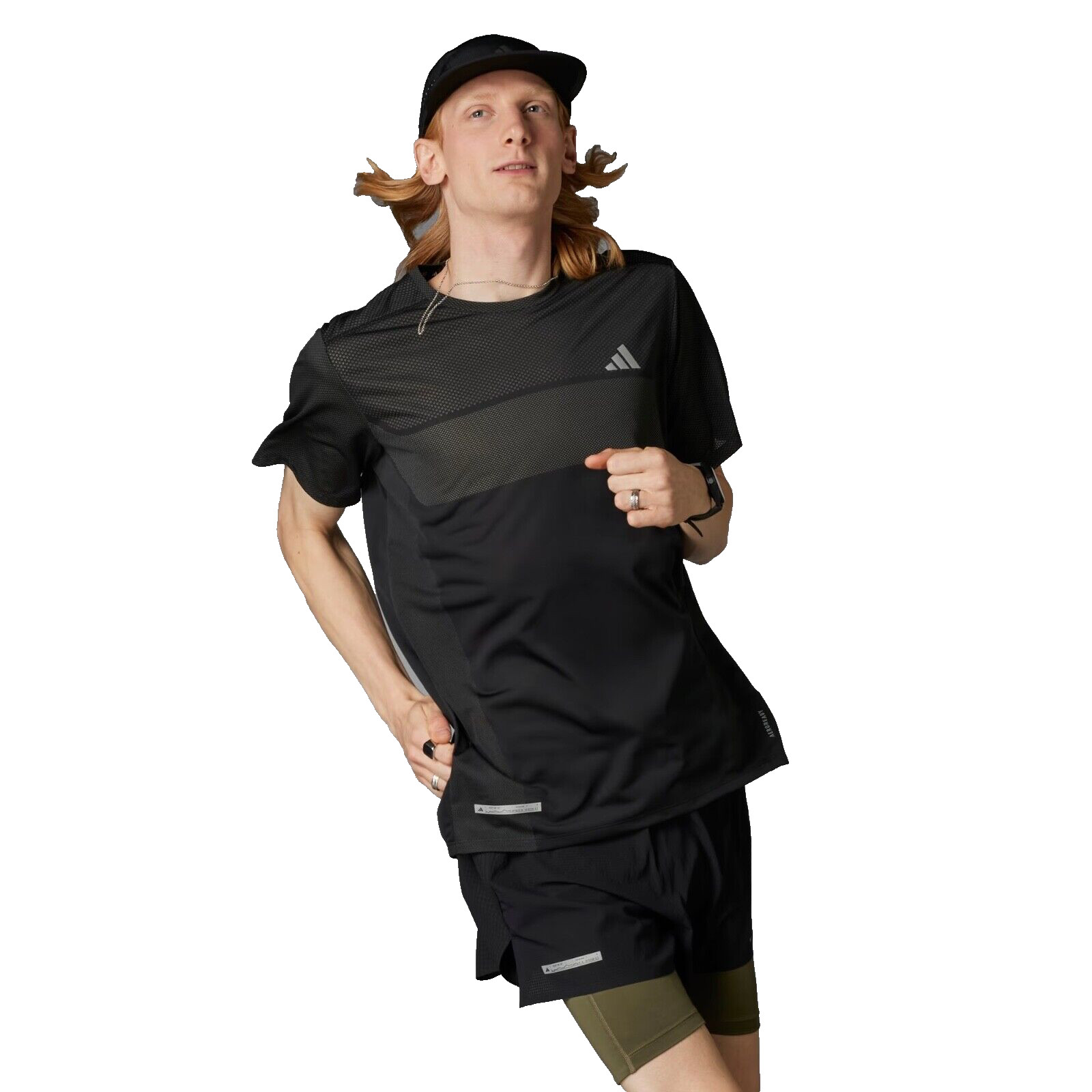 Adidas ULTIMATE ENGINEERED TEE T-Shirt Size S, Black/Grey Four IN0094 New