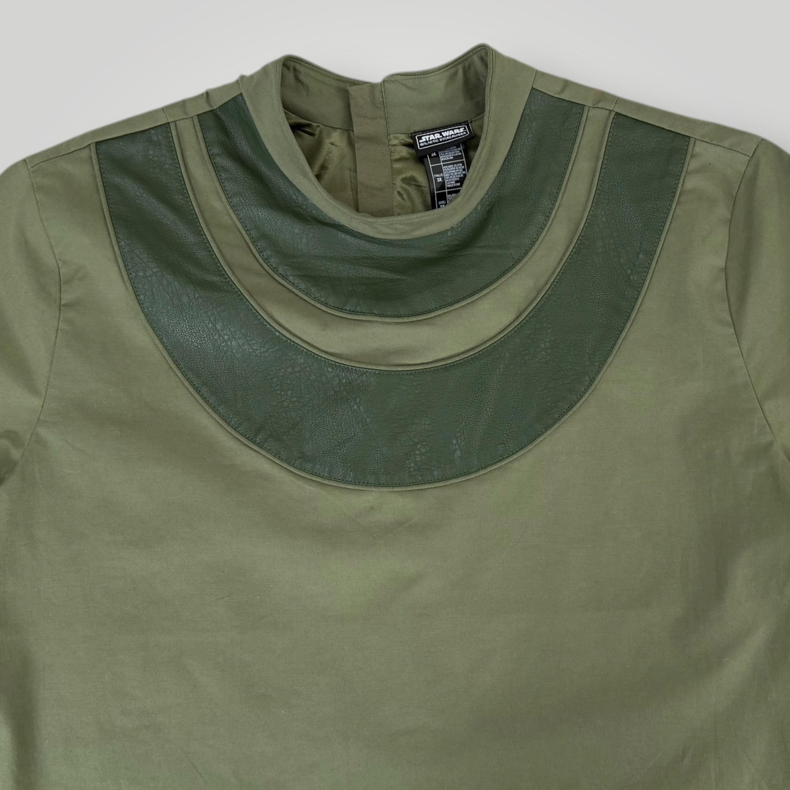 Star Wars Galactic Starcruiser Shirt Mens 3XL Green Senator Bail Tunic Cosplay