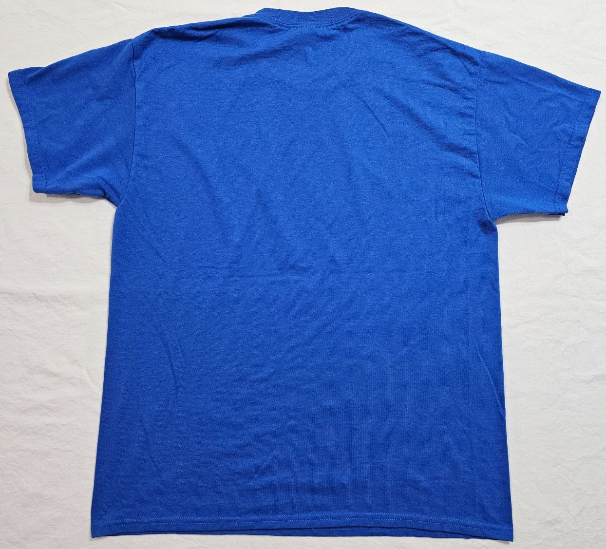 Shell 10 Years FR Fuel Reward Gas Blue Tee Shirt Size L Hot Rod Racing Sponser
