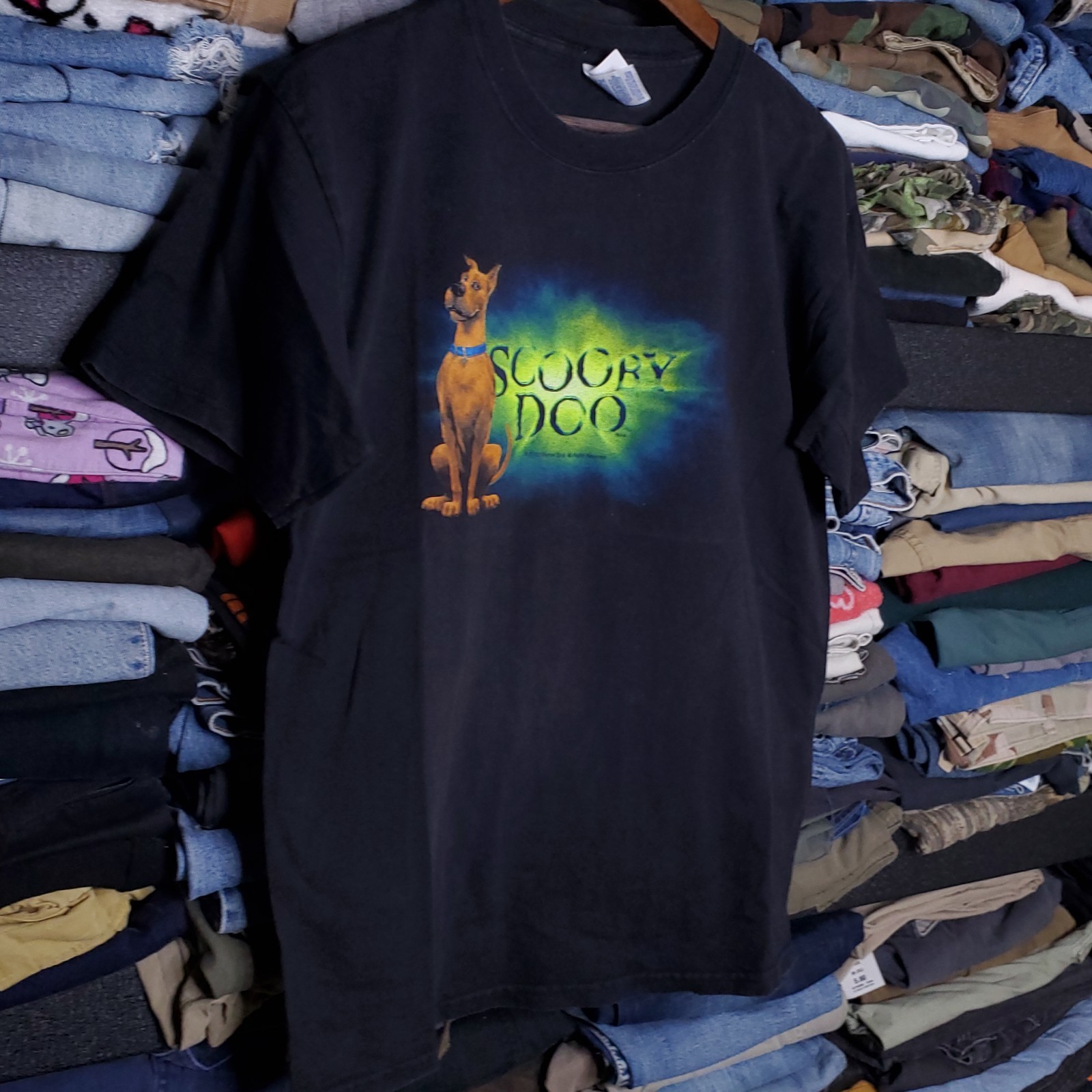 Vintage y2k Scooby Doo (2002) Dairy Queen medium Shirt Promo Live Action