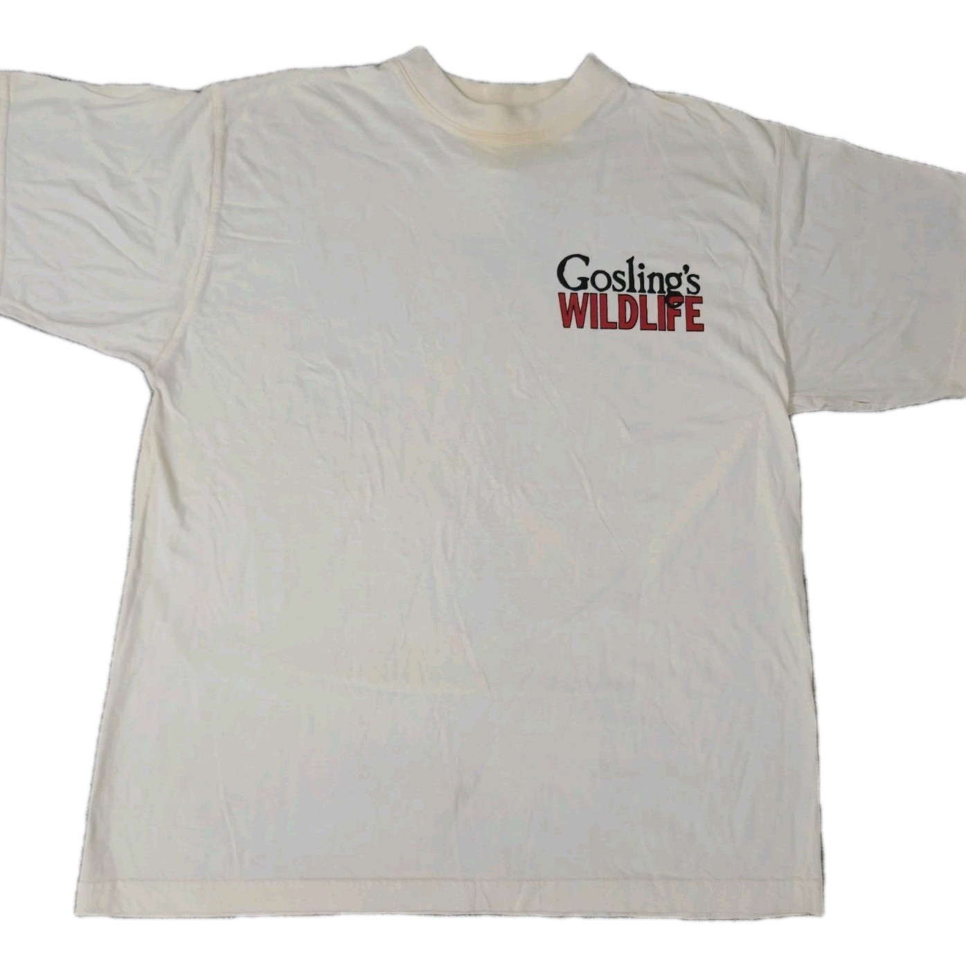 Vintage 90s Gosling’s Black Seal Wildlife Rum T-Shirt Animal Nature SZ L