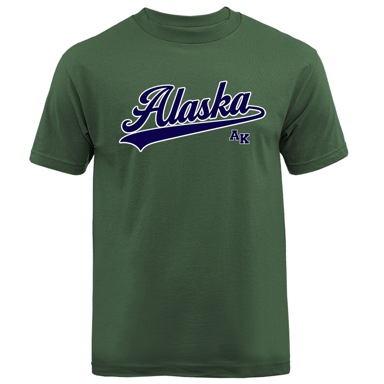 State of Alaska Swoosh AK Graphic T-shirt