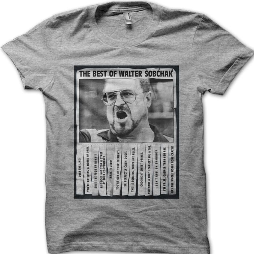Best of Walter Sobchak Dude The BIg Lebowski cotton T-shirt