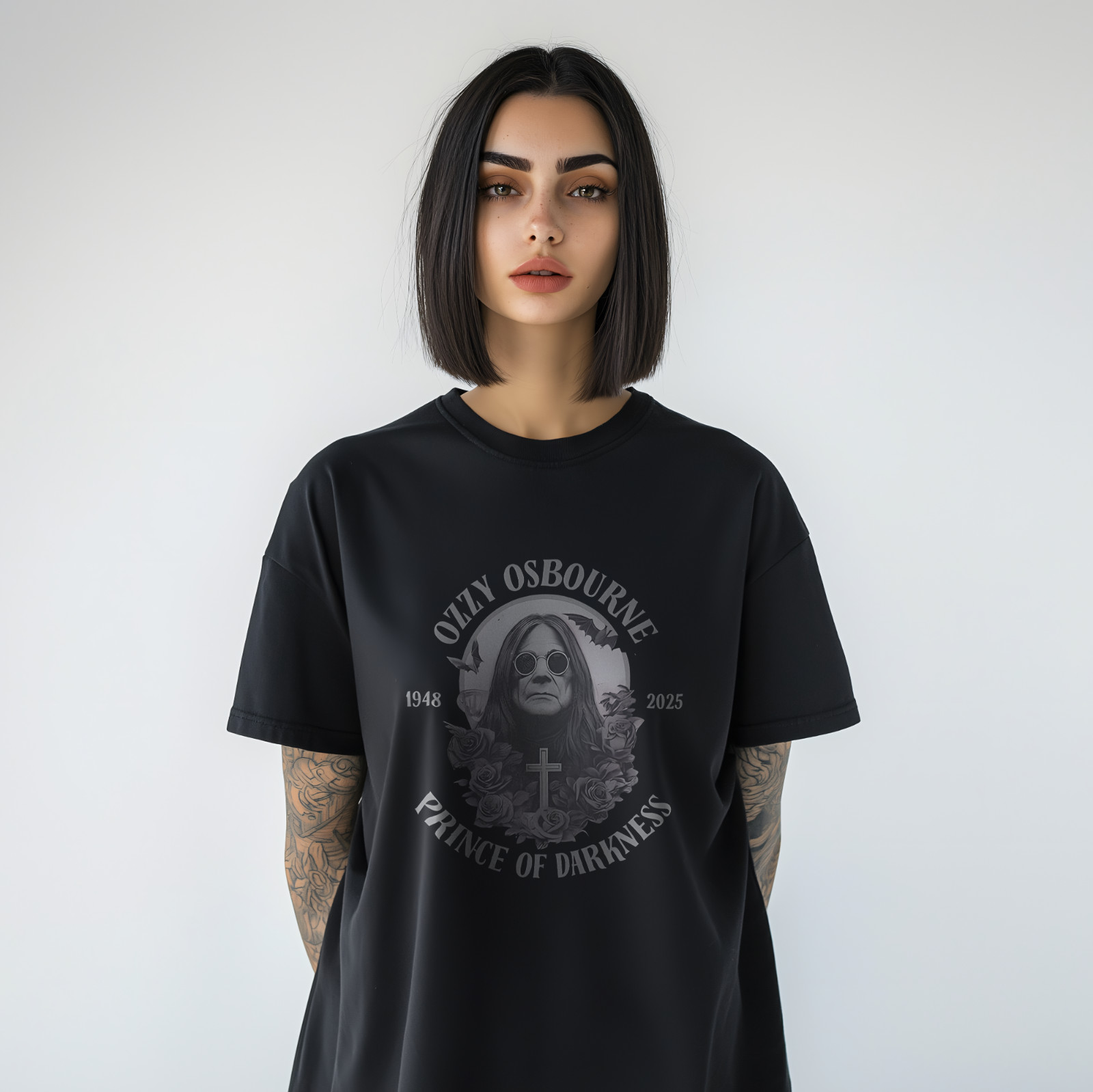 Ozzy Osbourne Prince of Darkness T-Shirt – Vintage Rock Tribute Tee A244