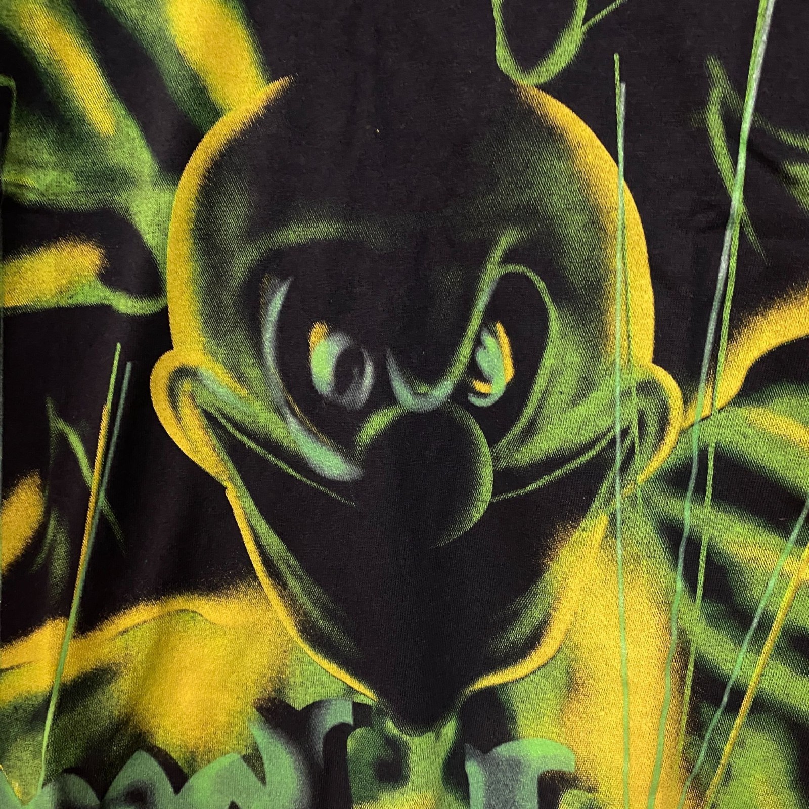 Endless Denim “The Green Clown Puppet Master” Complex T-Shirt Small