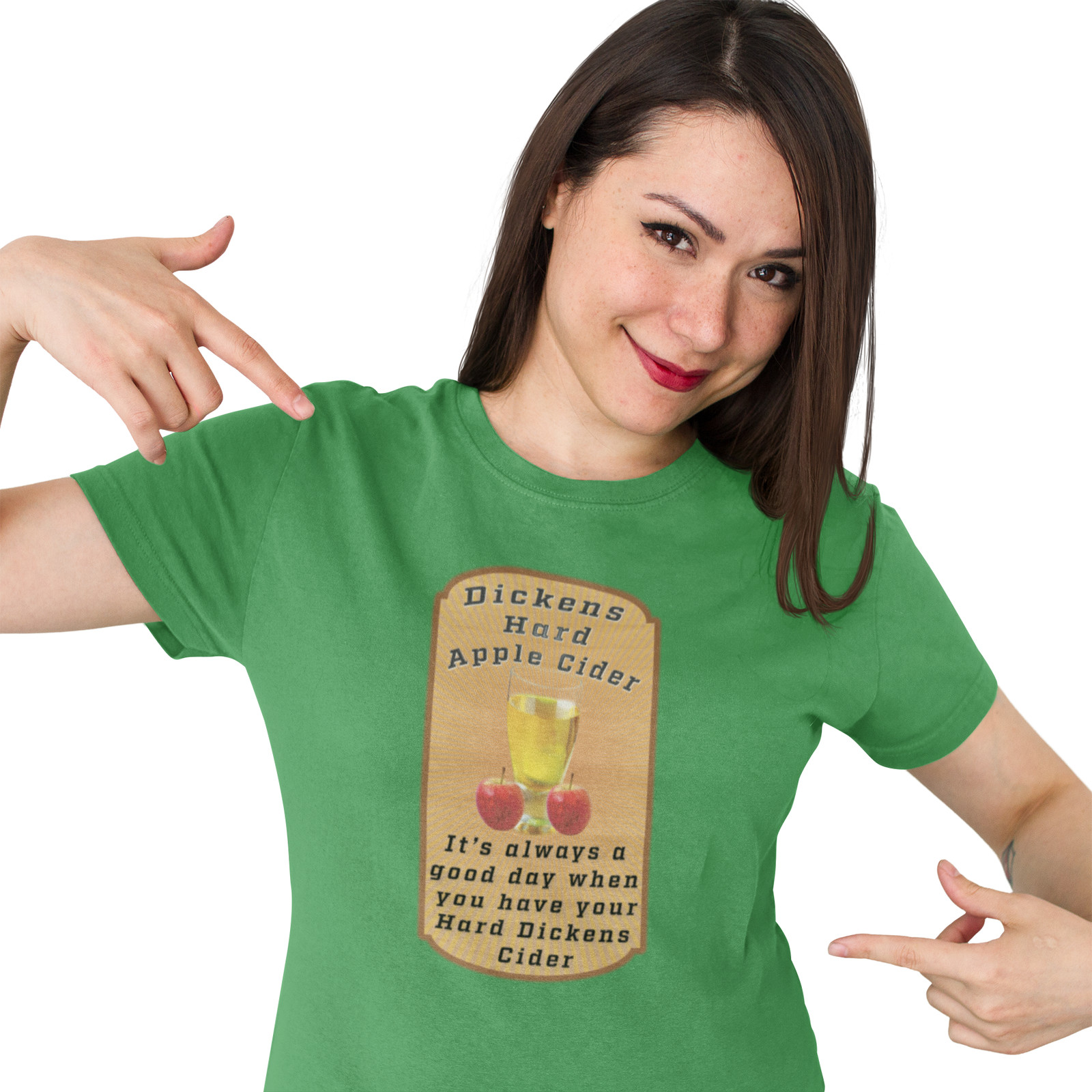 Dickens Hard Apple Cider. Funny sarcastic raunchy gift for him dad her friend