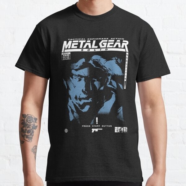 METAL GEAR SOLID Solid Snake Metal Gear Classic T-Shirt