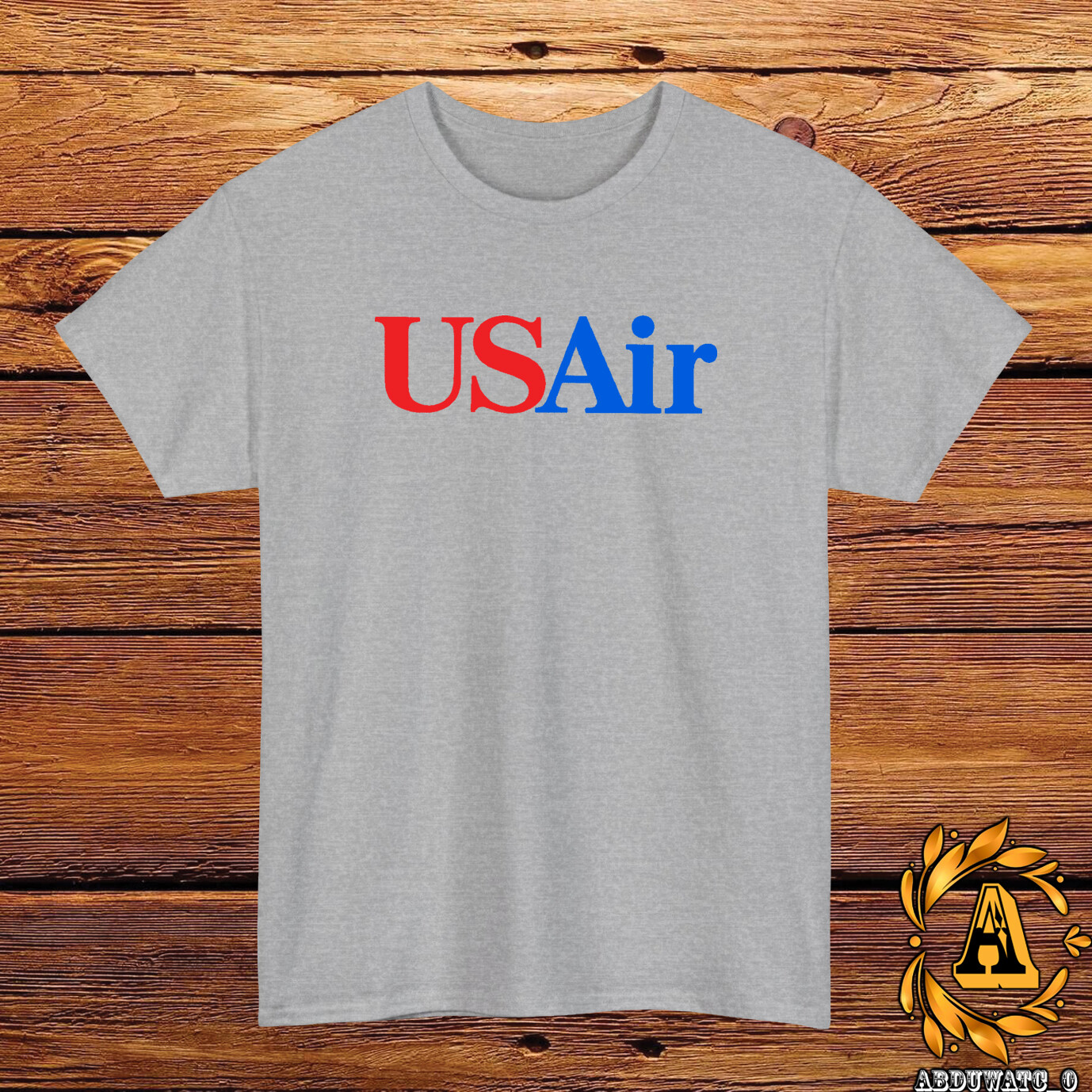 USAir Retro Logo T-Shirt Black/Grey/White/Navy/Red/Light Blue