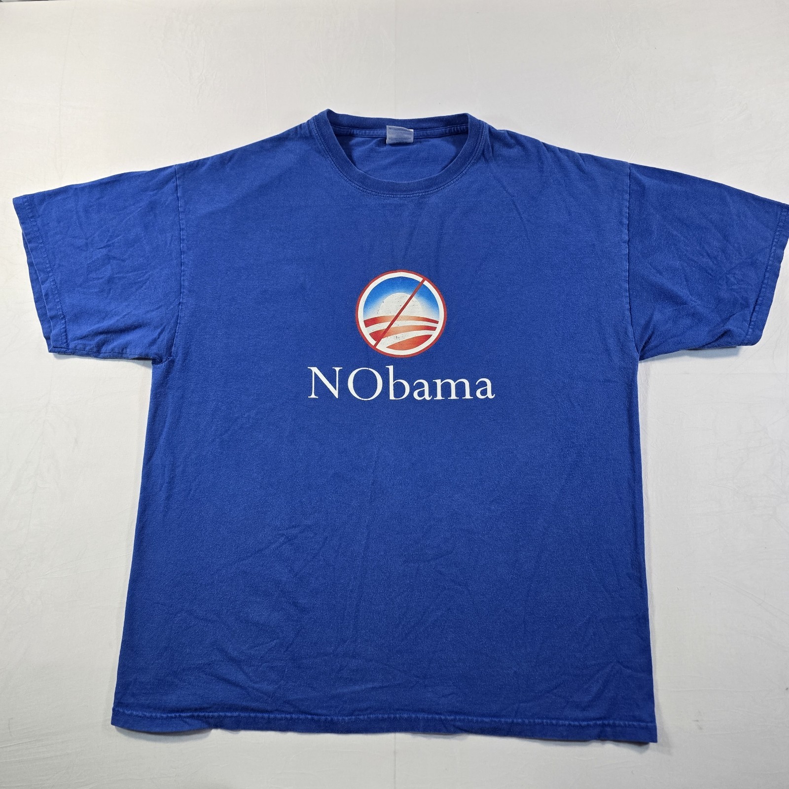 Vintage NOBama Biden Obama Anti Politcal T Shirt Size XL