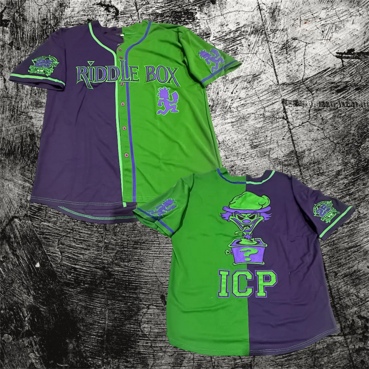 Riddle Box Baseball Jersey Polyester Unisex All Size S-5XL US2138