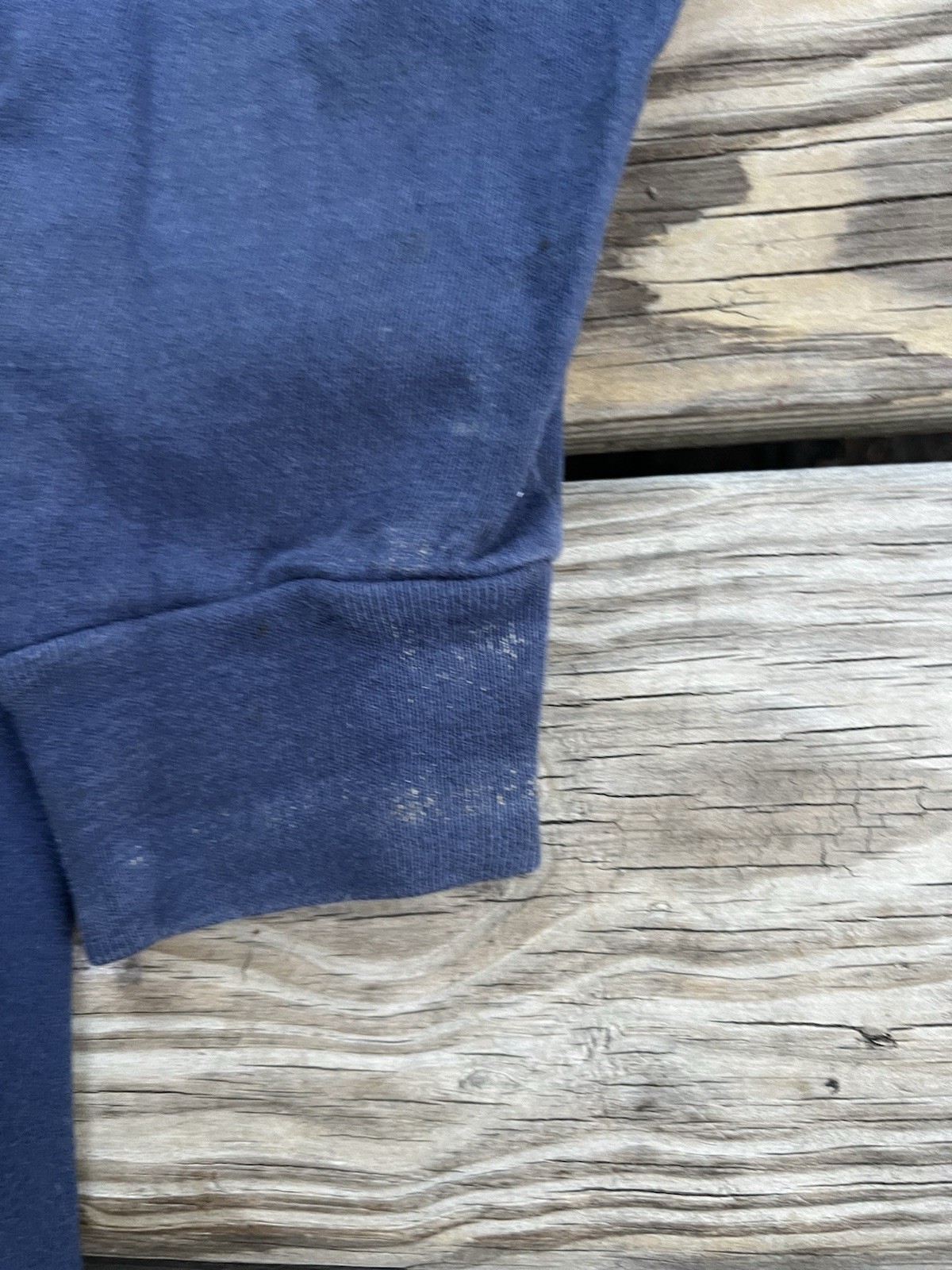 Vintage 80s Nike Multiple Tri Logos Long Sleeve Blue Tag T Shirt Swoosh XL