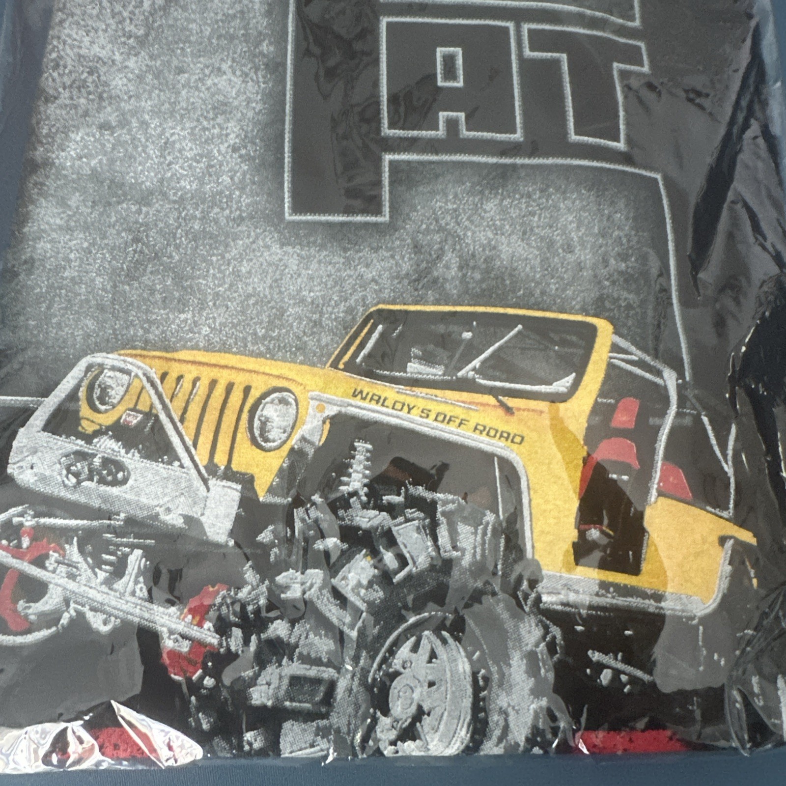 Waldy’s Off Road original Caterpillar 7.0L tshirt, size L